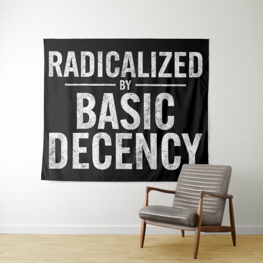 基本的な礼儀によって急進化すおもしろいる タペストリー (インサイチュ(横))