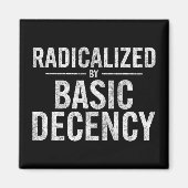 基本的な礼儀によって急進化すおもしろいる マグネット (正面)