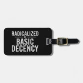 基本的な礼儀によって急進化すおもしろいる ラゲッジタグ (正面横)