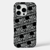 基本的な礼儀によって急進化すおもしろいる Case-Mate iPhoneケース (裏面)