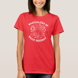 基本的な礼儀によって過激化された花柄ウサギ Tシャツ