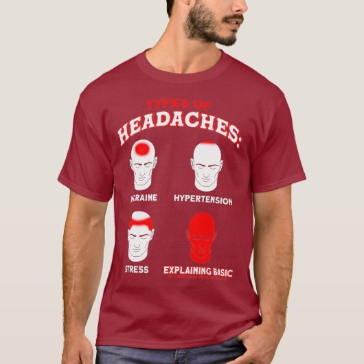 基本的な経済性を説明する頭痛の種 Tシャツ (正面)