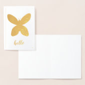 基本的な蝶 箔カード (ディスプレー)