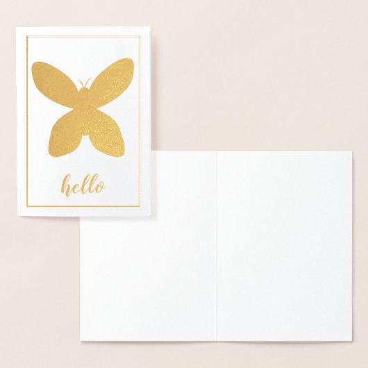 基本的な蝶 箔カード (ディスプレー)