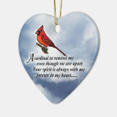 基本的な記念の詩 セラミックオーナメント (左)