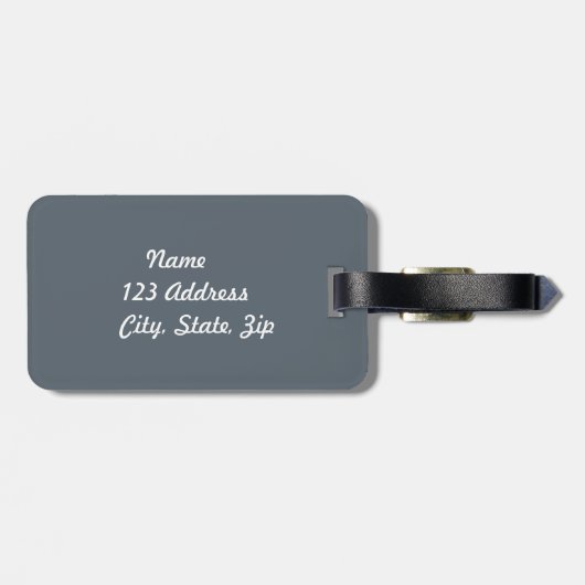 基本的な記念の詩 ラゲッジタグ (裏面横)