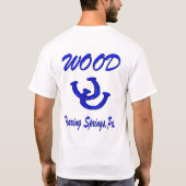 基本的な蹄鉄のトーナメントのティー Tシャツ (裏面)