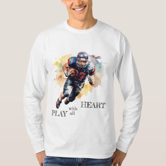 基本的な長袖Tシャツのモチベーション Tシャツ (正面)