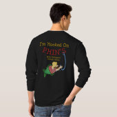 基本的な長袖T Tシャツ (裏面フル)