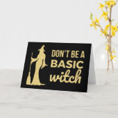 基本的な魔女になるな カード (黄色い花)