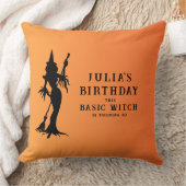 基本的な魔女の女性モダンゴシックのハロウィーン クッション (ブランケット)