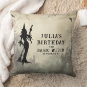 基本的な魔女の女性モダンゴシックのハロウィーン クッション (ブランケット)