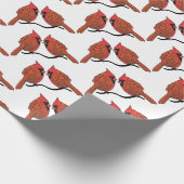 基本的な鳥の恋人 ラッピングペーパー (角)