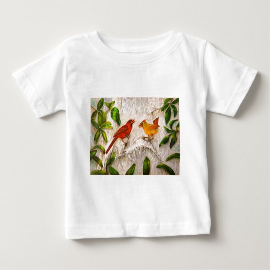基本的な鳥 ベビーTシャツ (正面)