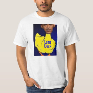 基本的な黄色の落伍者オバマ Tシャツ