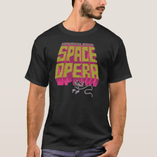基本的な黒い土曜の夜の宇宙オペラティー Tシャツ