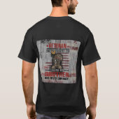 基本的な黒いTシャツ快適カジュアルで緩い Tシャツ (裏面)