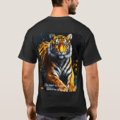 基本的な黒いTシャツ：アメリカでの必需品 Tシャツ (裏面)