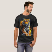 基本的な黒いTシャツ：アメリカでの必需品 Tシャツ (正面フル)