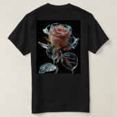 基本的な黒いTシャツ Tシャツ (デザイン裏面)