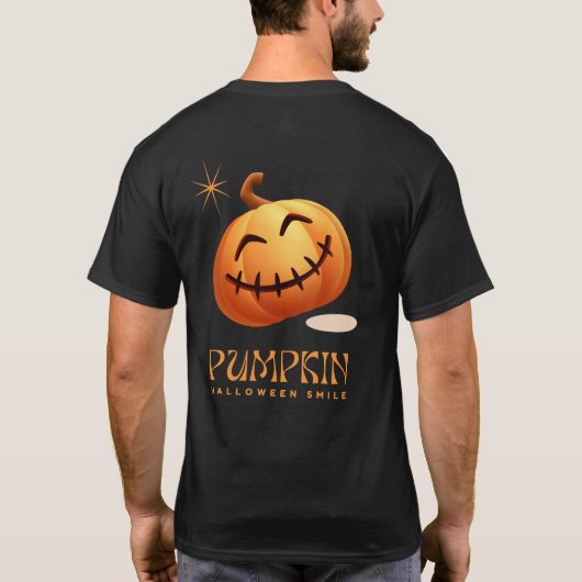 基本的な黒いTシャツ Tシャツ (裏面)