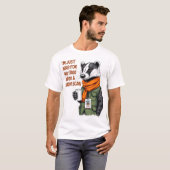 基本的な黒いTシャツ Tシャツ (正面フル)