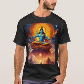基本的な黒いTシャツ Tシャツ (正面)