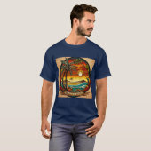 基本的な黒いTシャツ Tシャツ (正面フル)