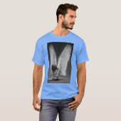 基本的な黒いTシャツ Tシャツ (正面フル)