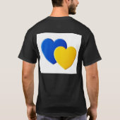 基本的な黒いTシャツ Tシャツ (裏面)