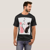 基本的な黒いTシャツ Tシャツ (正面フル)