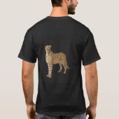 基本的な黒いTシャツ Tシャツ (裏面)