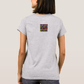基本的な黒いTシャツ Tシャツ (裏面)