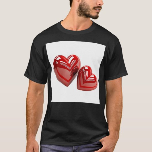 基本的な黒いTシャツ Tシャツ (正面)