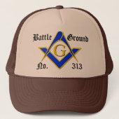 基本的な3色のロゴ キャップ (正面)