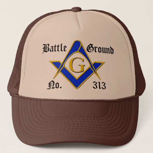 基本的な3色のロゴ キャップ (正面)