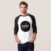 基本的な3/4の袖のRaglan Tシャツ (正面フル)