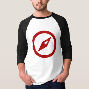 基本的な3/4の袖のRaglan Tシャツ
