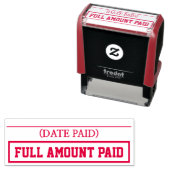 基本的な「全額を支払う」ゴム印 セルフインキングスタンプ (インサイチュ)