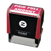 基本的な「全額支払済み」ゴム印 セルフインキングスタンプ (商品)