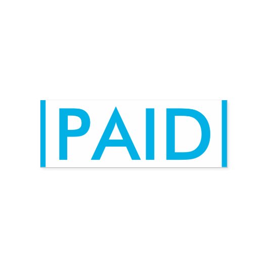 基本的な「有料」ゴム印 セルフインキングスタンプ (デザイン)