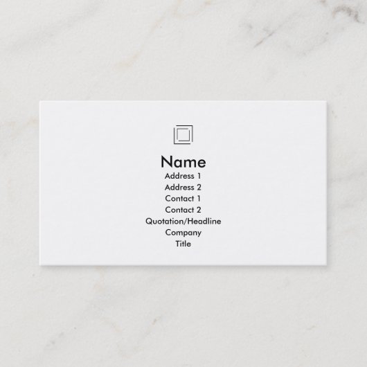 基本的な-正方形-黒 名刺 (正面)
