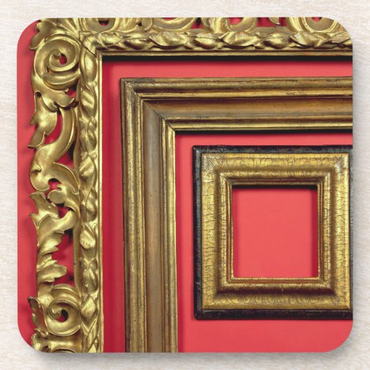 基本的なAgucchi 1605年のポートレート(キャンバスの油) コースター (正面)