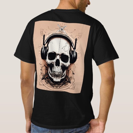 基本的なDark DJ Tシャツ (裏面)