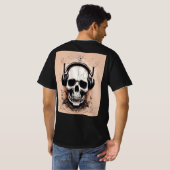 基本的なDark DJ Tシャツ (裏面フル)