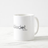 基本的なDoubledot媒体のコーヒー・マグ コーヒーマグカップ (正面右)