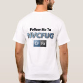 基本的なNVCFUGのワイシャツ Tシャツ (裏面)