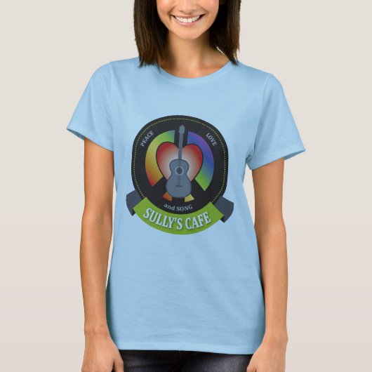基本的なSully'sカフェの女性のTシャツ Tシャツ (正面)