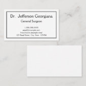 基本的なSurgeon大将の名刺 名刺 (正面/裏面)