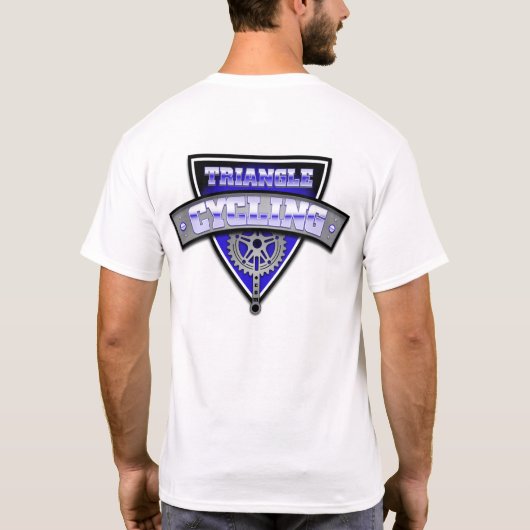 基本的なTを循環させる三角形 Tシャツ (裏面)